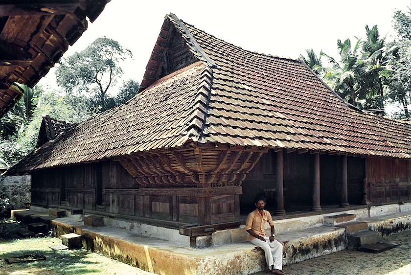 A vernacular nalukettu style residence behind the Padmanabhapuram palace, Kerala